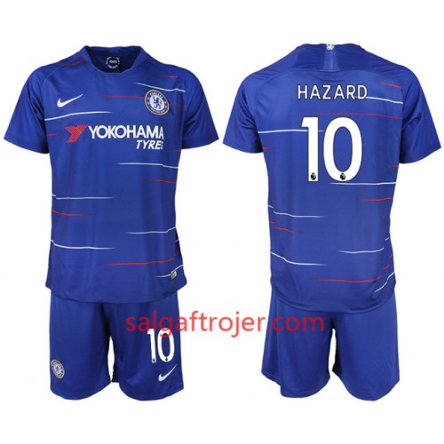 Chelsea Fodboldtrøjer HAZARD 10 Børn Hjemmebanesæt 2018/19 Kort ærmer Chelsea Fodboldtrøjer HAZARD 10 Børn Hjemmebanesæt 2018/19 Kort ærmer